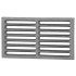 Grate 280x160x17 mm, cast-iron