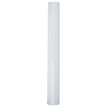 Caurule Smalt 1000 mm, balta, emaljēta Caurule Smalt 1000 mm, balta, emaljēta