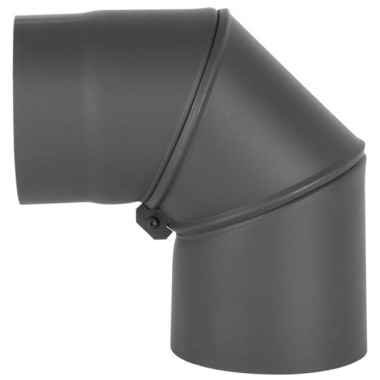 Smoke pipe elbow, HS.EX 090/150/1,5 mm, adjustable angle