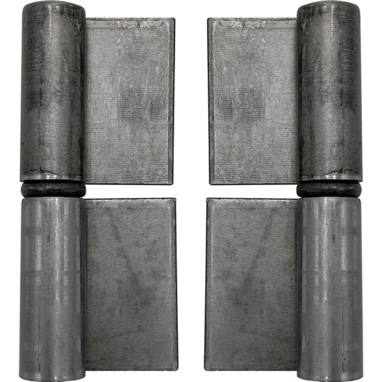 Door hinge T00341, 080 mm, steel, pack. 2 pcs