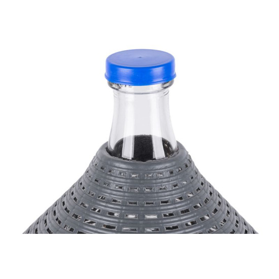 Demijohn Cada Inco 20 л, стекло/пластик, 485x390/305 мм