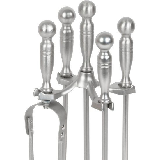 Комплект инструментов для камина Homefire FT53S, 4 предмета, никелированные, 53 см