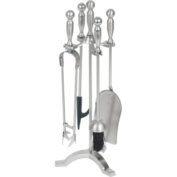 Комплект инструментов для камина Homefire FT53S, 4 предмета, никелированные, 53 см