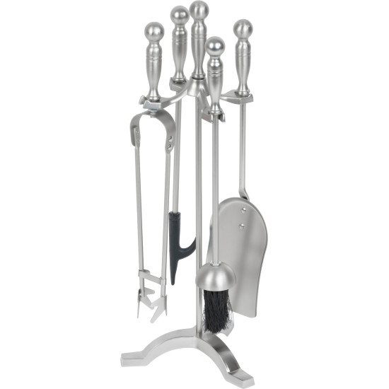 Комплект инструментов для камина Homefire FT53S, 4 предмета, никелированные, 53 см