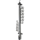 Thermometer TMS-154 Decora, 255x60x15 mm