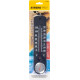 Plastic thermometer TMS-055 BlackBar, 250x55x12 mm, hygrometer