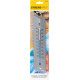 Aluminium thermometer TM-181 Steel, 230x53x16 mm