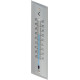 Aluminium thermometer TM-181 Steel, 230x53x16 mm