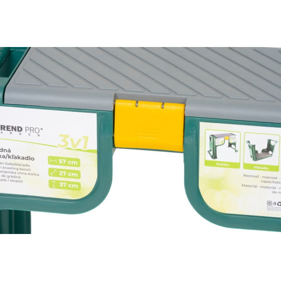 Chair Strend Pro TC1611, garden, kneeling, 57x27x37 cm