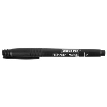 Permanent marker Strend Pro Permanent, thin, 12pcs, black