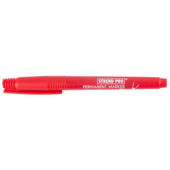 Permanent marker Strend Pro Permanent, thin, 12pcs, red