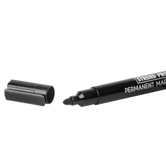 Permanent marker Strend Pro Permanent, 12pcs, black