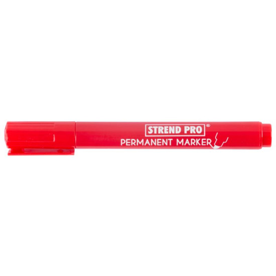 Permanent marker Strend Pro Permanent, 12pcs, red