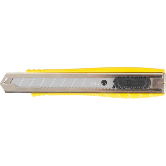 Нож Strend Pro Premium, 18 мм, защелкивающийся, металлический