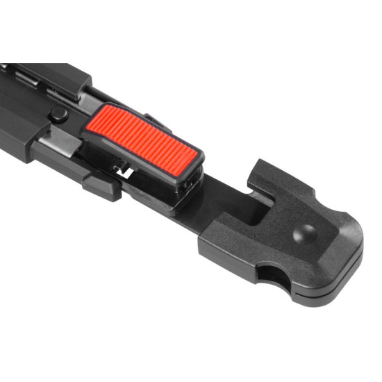 Нож с отламывающимся лезвием Strend Pro Premium, BlackMatt, SoftTouch, 18 мм, black-line