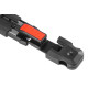 Нож с отламывающимся лезвием Strend Pro Premium, BlackMatt, SoftTouch, 18 мм, black-line