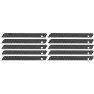 Лезвия выдвижные Strend Pro Premium FDB40, BlackMatt, 9 мм, 10 шт