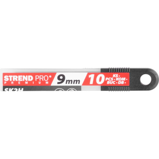 Лезвия выдвижные Strend Pro Premium FDB40, BlackMatt, 9 мм, 10 шт