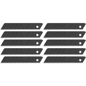 Лезвия выдвижные Strend Pro Premium FDB50, BlackMatt, 18 мм, 10 шт