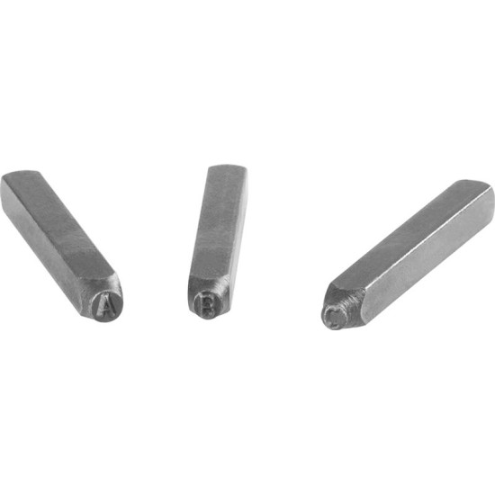 Letter punch 4mm ABC (27pcs)