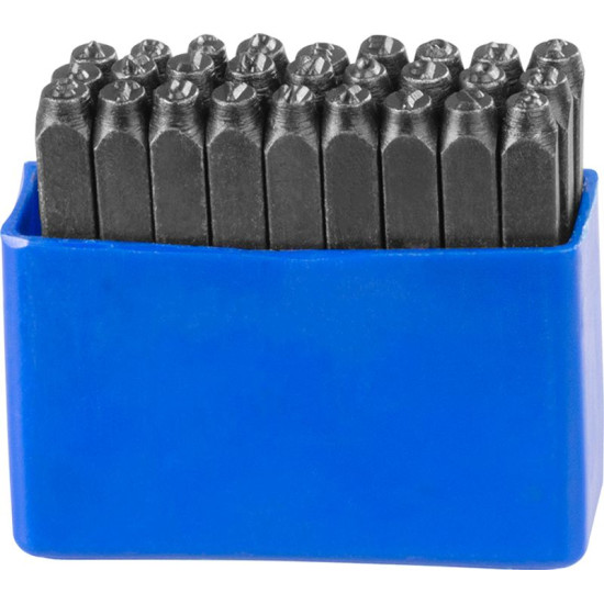 Letter punch 4mm ABC (27pcs)