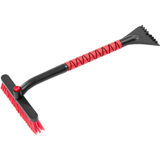 Скребок + щетка Strend Pro, для автомобиля, для льда и снега, алюминий, 65 см