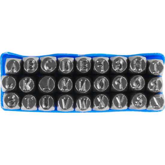 Letter punch 6mm ABC (27pcs)