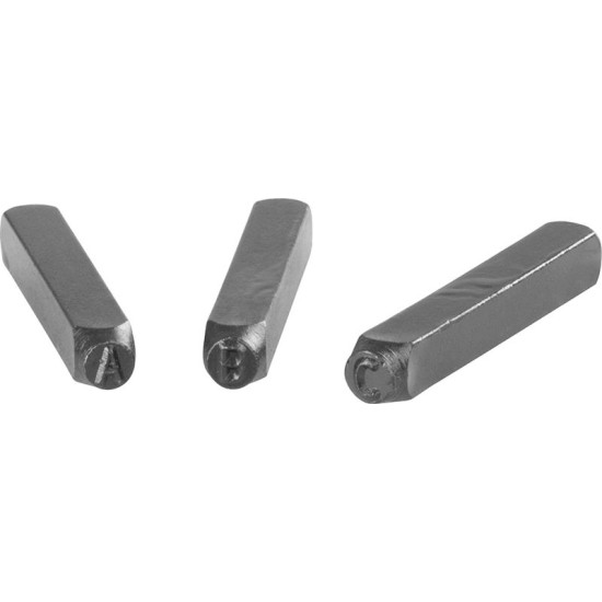 Letter punch 6mm ABC (27pcs)