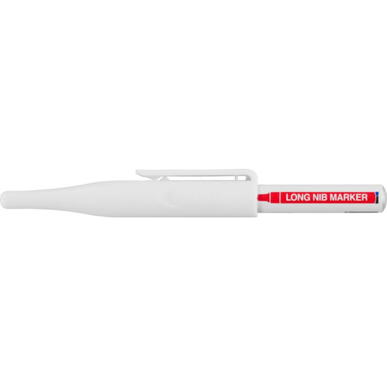 Strend Pro marker, deep, white, extra long tip