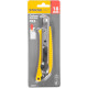 Snap-off blade knife 18mm Strend Pro, PVC, wheel control