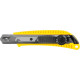 Snap-off blade knife 18mm Strend Pro, PVC, wheel control