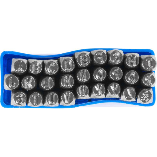 Letter punch 5mm ABC (27pcs)