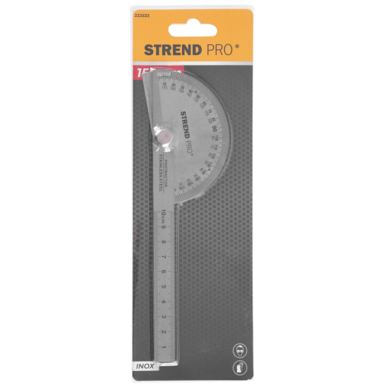 Angle protractor Strend Pro SP-173, INOX Angle protractor Strend Pro SP-173, INOX