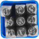 Number punch 4mm 123 (9pcs)