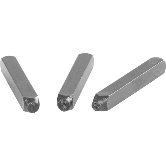 Number punch 4mm 123 (9pcs)