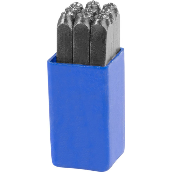 Number punch 4mm 123 (9pcs)