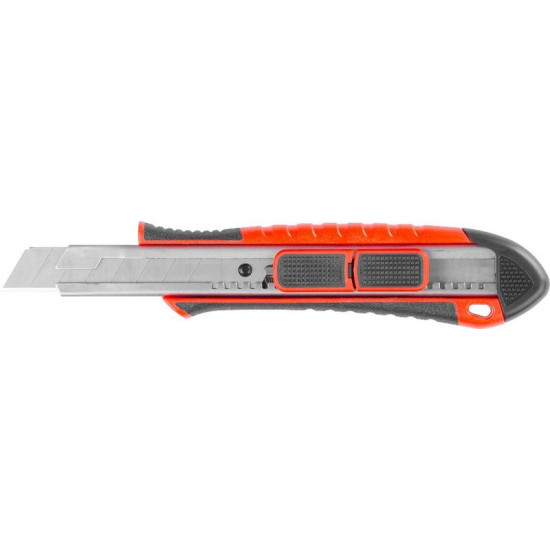 Snap-off blade knife, 9 mm, break-off, plastic