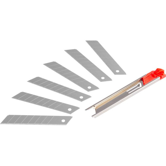 Aluminium snap-off blade knife 18mm Strend Pro, piston-valve control, AluBody