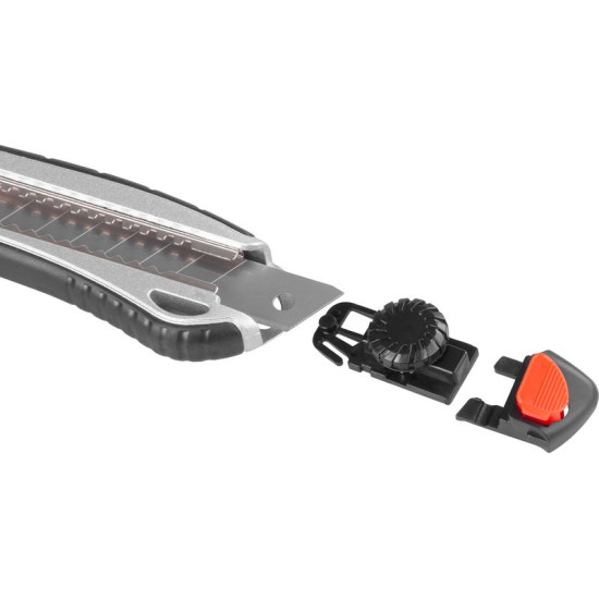 Нож Strend Pro UKX-8100-2, 18 мм, обойный, Алюминий/пластик