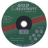Диск отрезной Gold Elephant 125x1x22,2 мм, сталь, inox