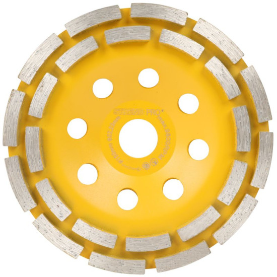 Strend Pro CGW11 disc, 150 mm, 2rowsCup, abrasive, diamond, for concrete, double row