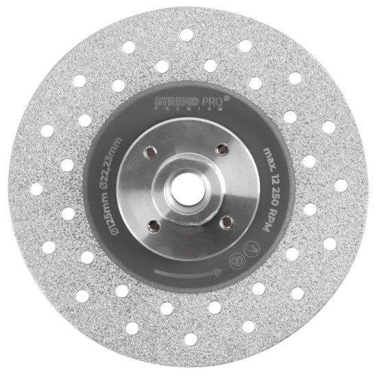 Strend Pro Premium CGW31, 125 mm, M14, diamond, cutting and grinding wheel, double-sided