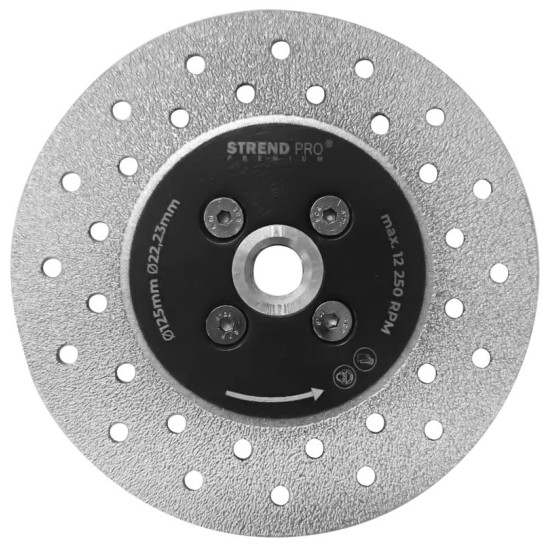 Strend Pro Premium CGW31, 125 mm, M14, diamond, cutting and grinding wheel, double-sided