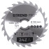 Cirkulāra zāģa ripa Strend Pro TCT 190x2,4x30/20 mm 24T