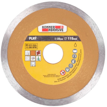 Dimanta griešanas disks KONNER 115mm, ar dzesēšanu