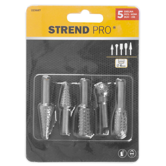 Rasps set 5pcs rotate Strend Pro