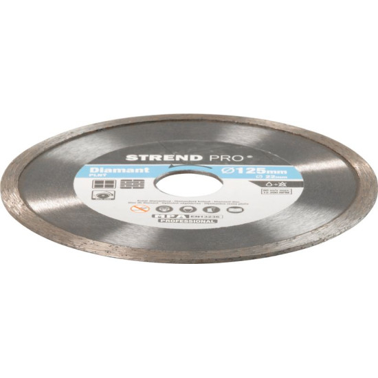 Diamond cutting disc  125 mm Strend Pro,  full