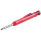 Strend Pro Premium pencil, with clip, steel tip, carpentry, marker with grater