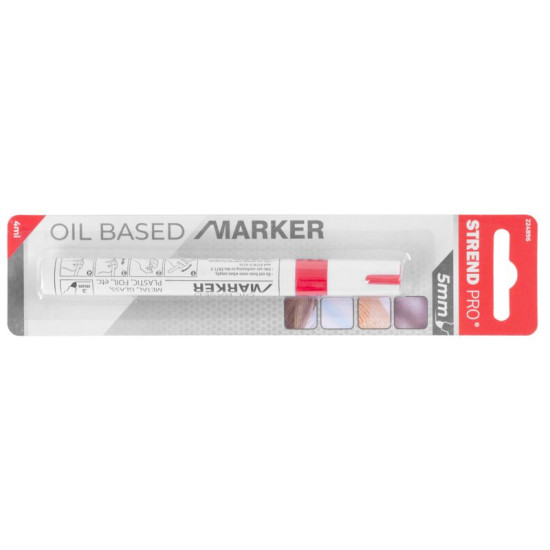 Marker Strend Pro Permanent, ALU, red