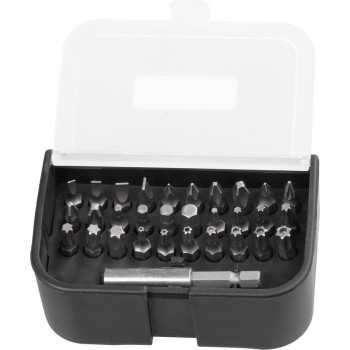 Набор бит с держателем 31 шт. Strend рro, Cr-V